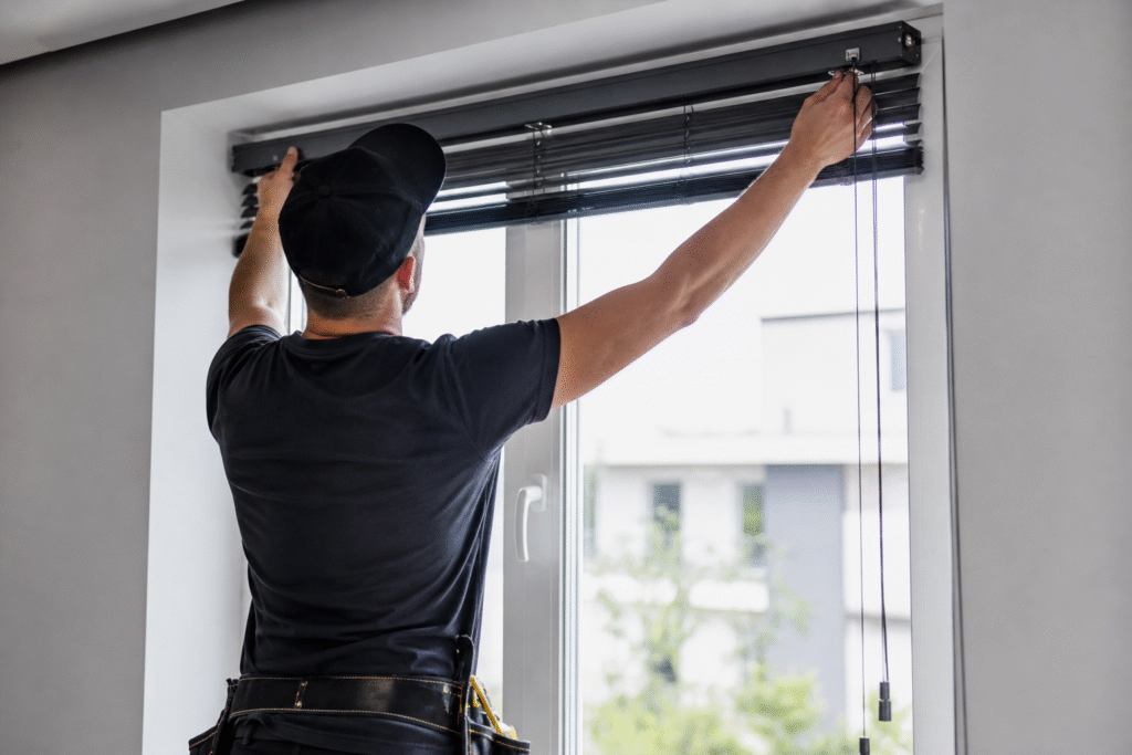 Fenster und Storen Montage
